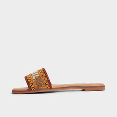 Aldo Seavacay Brown Multi Women's Flats - Brown Multi