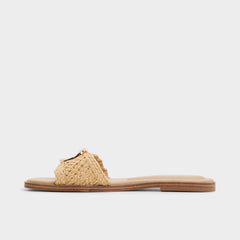 Aldo Tidella Natural Women's Flats - Slide sandal Natural