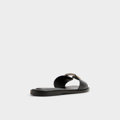Aldo Tidella Black Women's Flats - Slide sandal Black