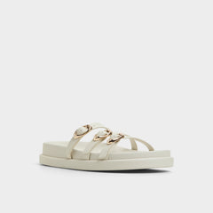 Aldo Zephyra White Women's Footbed sandals - Footbed sandal, Footbed sandal White