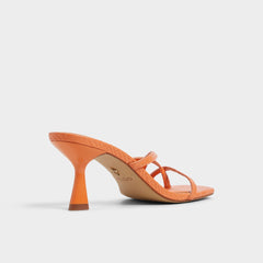 Aldo Calypsa Medium Orange Women's Heeled mules - Strappy heeled sandal Medium Orange