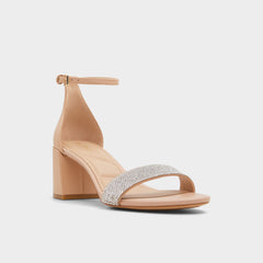 Aldo Pristine in Bone - Strappy sandal, Block heel Bone