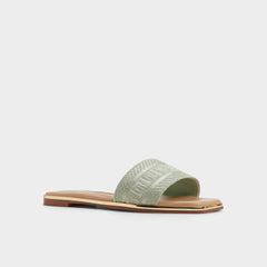 Aldo Oceania-xt Other Green Women's Flats - Slide sandal Other Green