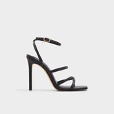 Aldo Galoi Black Women's Strappy sandals - Strappy heeled sandal Black