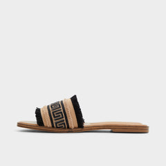 Aldo Nalani Open Black Women's Flats - Slide sandal Open Black