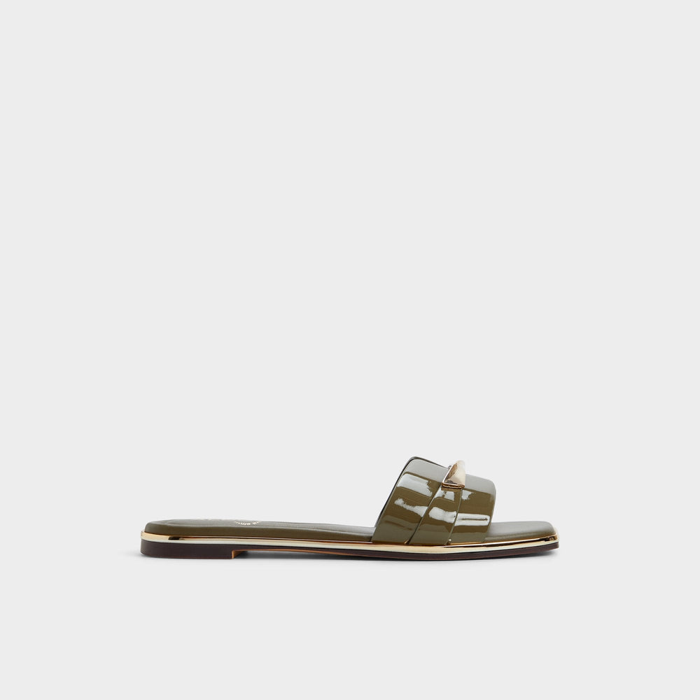 Aldo Darlina Other Green Women's Flats - Slide sandal Other green