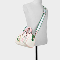 Aldo Fisney White Combo Women's Mini bags - Barrel bag White Combo