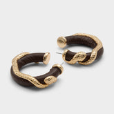 Aldo Snakella in Light Brown - Earrings Light brown