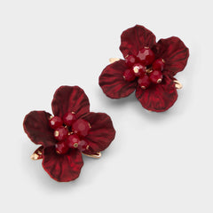 Aldo Bamey in Bordo - Statement earrings Bordo