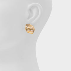 Aldo Buttons in Gold - Button earrings Gold
