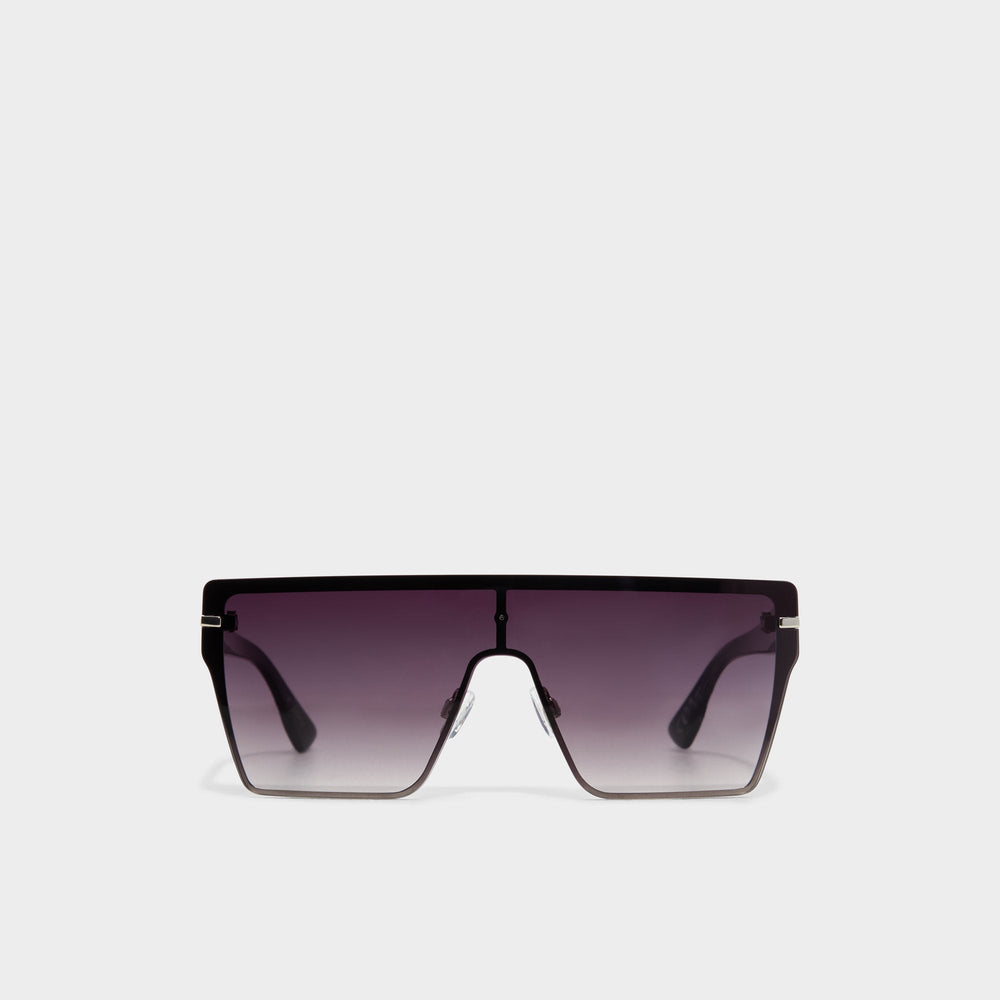 Aldo Gavenany Black/Silver Multi Women's Shield - Shield sunglasses Black/Silver Multi