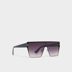 Aldo Gavenany Black/Silver Multi Women's Shield - Shield sunglasses Black/Silver Multi