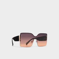 Aldo Lalaendrax Black/Gold Multi Women's Square - Square sunglasses Black/Gold Multi
