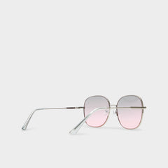 Aldo Grasien Silver Women's Square - Square sunglasses Silver