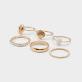 Aldo Shellchic Ice Women's Rings - Stackable rings Ice