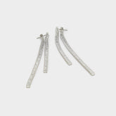 Aldo Svetna Silver/Clear Multi Women's Earrings - Drop earrings Silver/Clear Multi