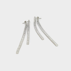 Aldo Svetna Silver/Clear Multi Women's Earrings - Drop earrings Silver/Clear Multi