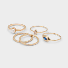 Aldo Auraeye in Light Blue - Stackable rings Light Blue