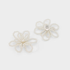 Aldo Flowerclip in Ice - Decorative shoe clip Ice
