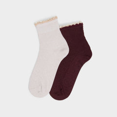 Aldo Sparklelace in Bordo - Socks Bordo