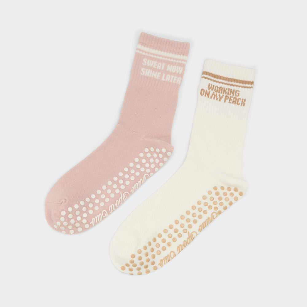 Aldo Pilatesclub in Light Pink - Pilates socks Light Pink