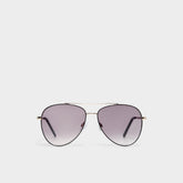 Aldo Arilicanx Black/Gold Multi Women's Aviator - Aviator sunglasses Black/Gold Multi