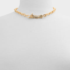 Aldo Panthere in Black Gold Multi - Pendant necklace Black/gold multi