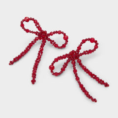 Aldo Tinsla in Bordo - Statement earrings Bordo