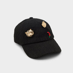 Aldo Dapper in Black Gold Multi - Cap Black/gold multi