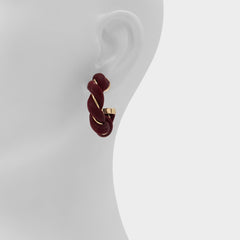 Aldo Twists in Bordo - Hoop earrings Bordo