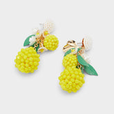 Aldo Limonatta Medium Yellow Women's Earrings - Chandelier earrings Medium Yellow