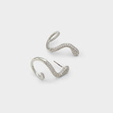Aldo Popeye Silver/Clear Multi Women's Earrings - Earrings Silver/Clear Multi
