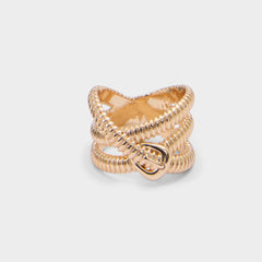 Aldo Beltura in Gold Clear Multi - Ring Gold/clear multi