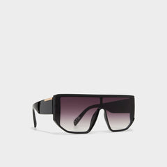 Aldo Thiedan Black/Gold Multi Women's Shield - Shield sunglasses Black/Gold Multi