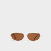 Aldo Lexara Gold Women's Square - Rectangle sunglasses Gold