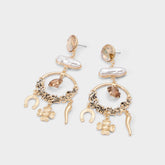 Aldo Chances in Champagne - Chandelier earrings Champagne