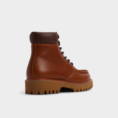 Aldo Grier in Cognac - Combat boot, Lug sole Cognac