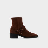 Aldo Marcos in Dark Brown - Ankle boot, Block heel Dark Brown