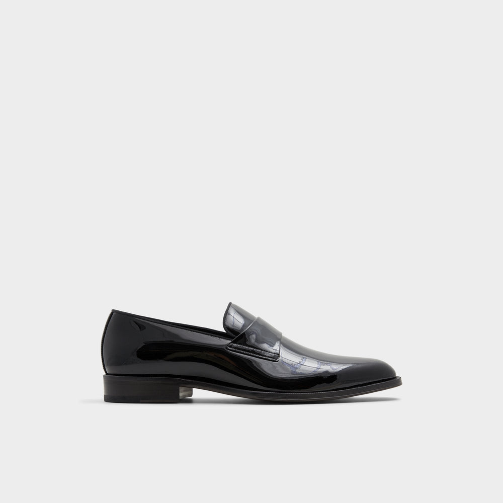 Aldo Osgoode Black Men's Dress Shoes - Loafer Black