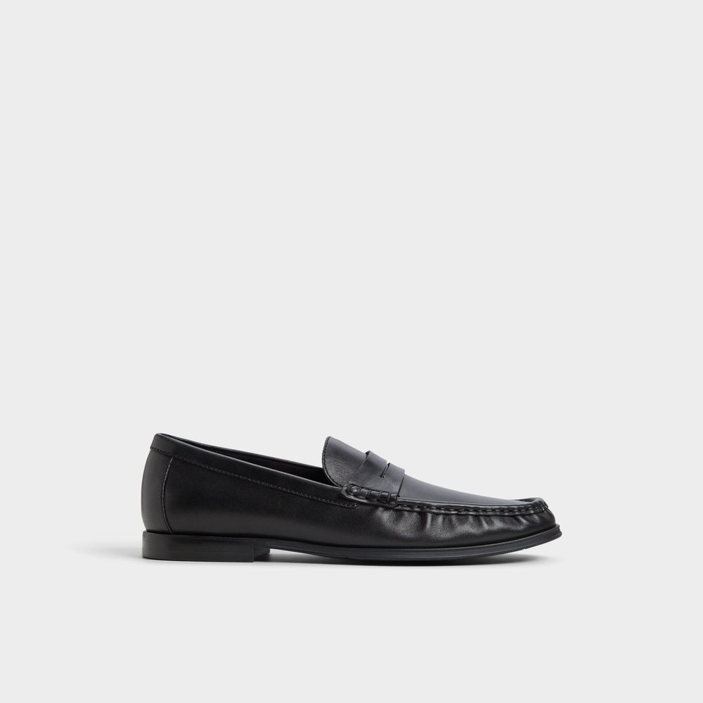Aldo Speakeasy Open Black Men's Dress Shoes - Loafer Open Black