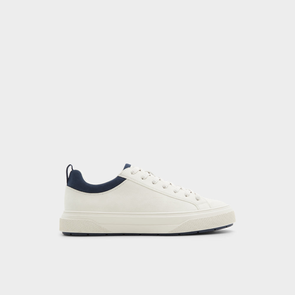 Aldo Bas White/Bone Men's Low top - Low top sneaker, Cup sole White/Bone
