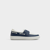 Aldo Wildwave White/Navy Men's Casual Shoes - Boat shoe White/Navy