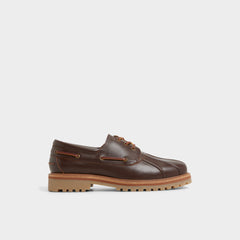 Aldo Finn in Medium Brown - Boat shoe, Lug sole Medium Brown
