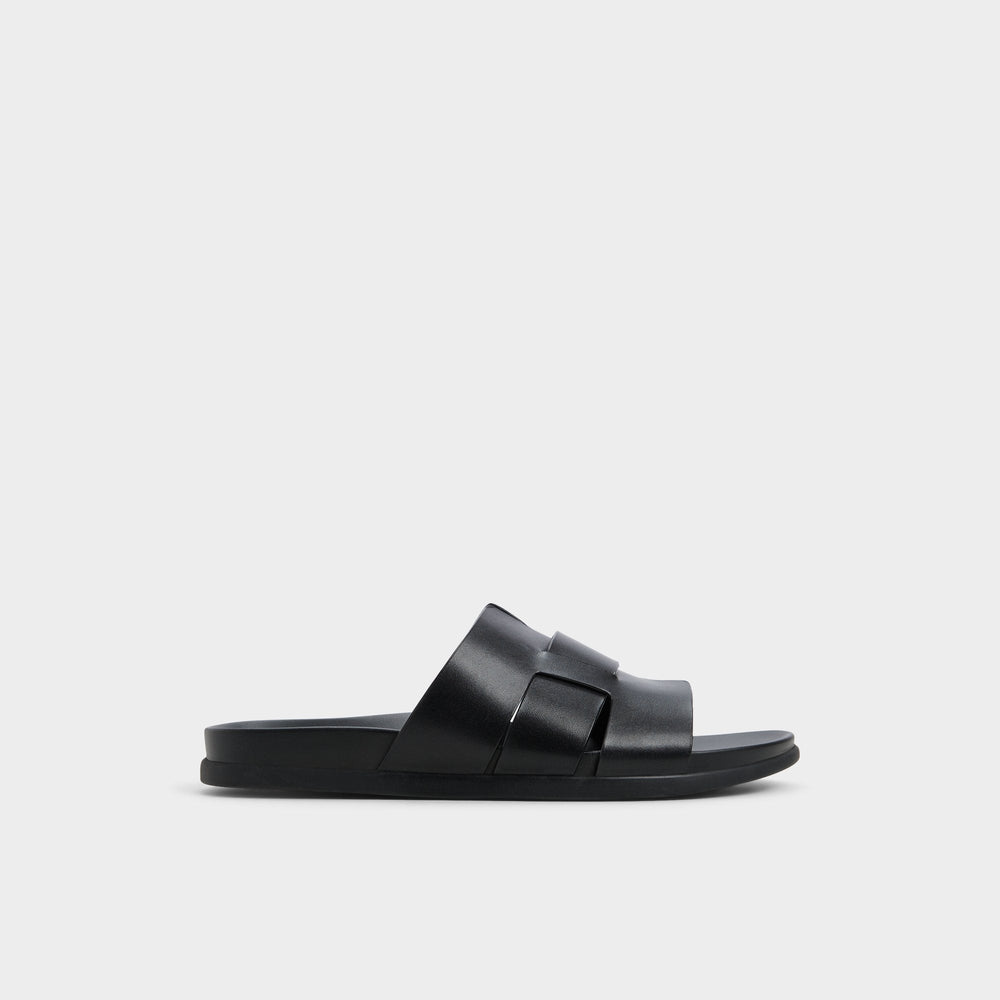 Aldo Padien Black Men's Sandals & Slides - Slide sandal Black