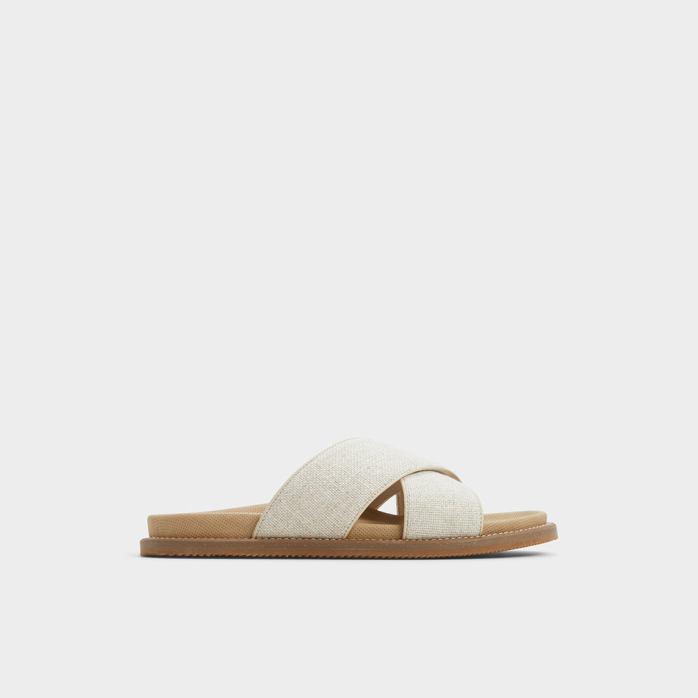 Aldo Marrin Open Beige Men's Slides - Slide sandal Open Beige