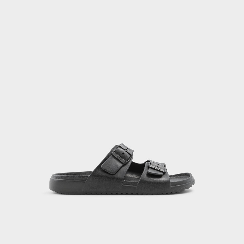 Aldo Hideo Black Men's Slides - Slide sandal Black
