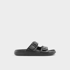 Aldo Hideo Black Men's Slides - Slide sandal Black