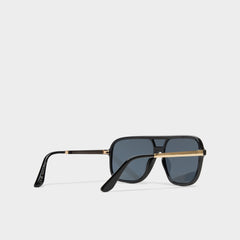 Aldo Kediressi Black/Gold Multi Men's Square - Sunglasses Black/gold multi