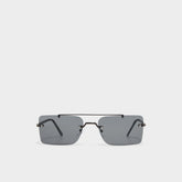 Aldo Oleathien Dark Grey Men's Rectangle - Rectangle sunglasses Dark Grey