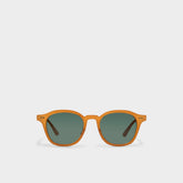 Aldo Kasienx Dark Yellow Men's Round - Round sunglasses Dark Yellow